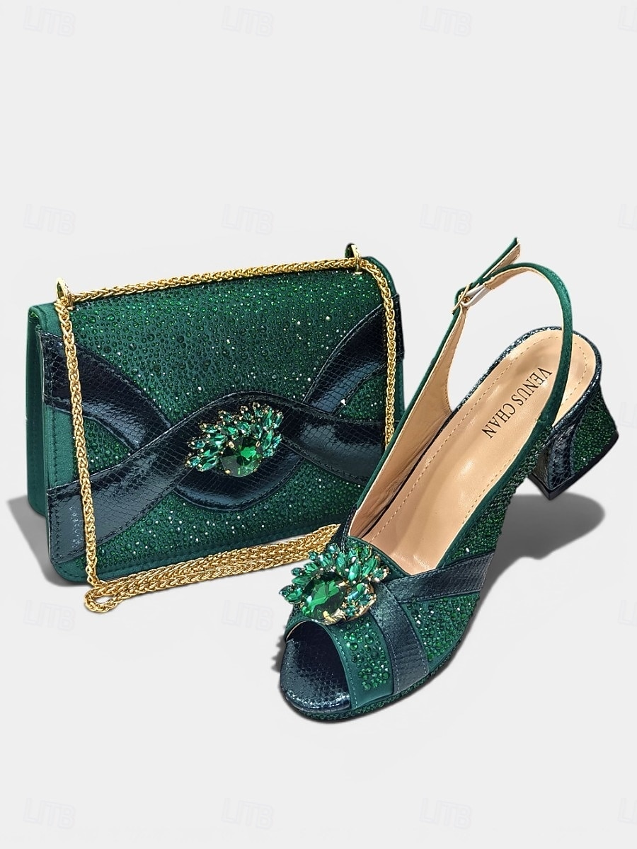 Rhinestone Purse And Sandal Set Rhinestone Gold Shoes And Clutch Bag Gold Purse With Matching Shoes  Rhinestone Gold Shoes And Matching