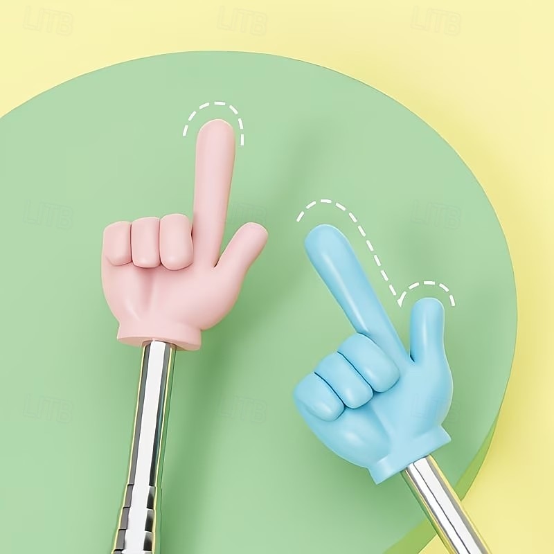 5pcs Retractable Teacher Pointers, Adjustable Finger Pointers, Mini Telescopic Classroom Pointers, Suitable for Elementary and Kindergarten Teachers, Classroom Supplies 2026 - $10.99 –P5