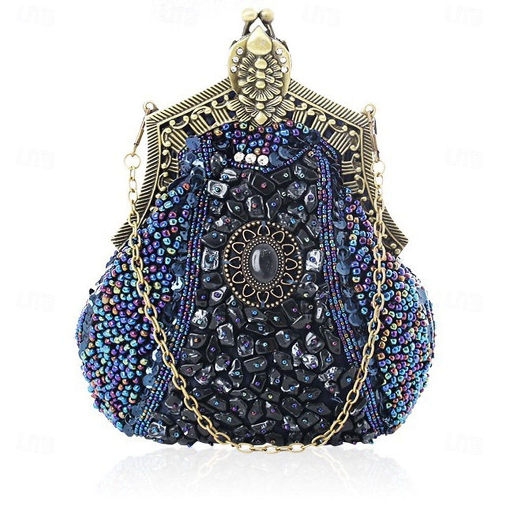 Rugido 20s 1920s Retro Antiguo Bolso de mano de noche Bolsos de noche El gran Gatsby Chica de la aleta Disfraz Mujer Carnaval Mascarada Fiesta de Cóctel Fiesta temática retro Adulto Maleta 2026 - $37.99 –P4