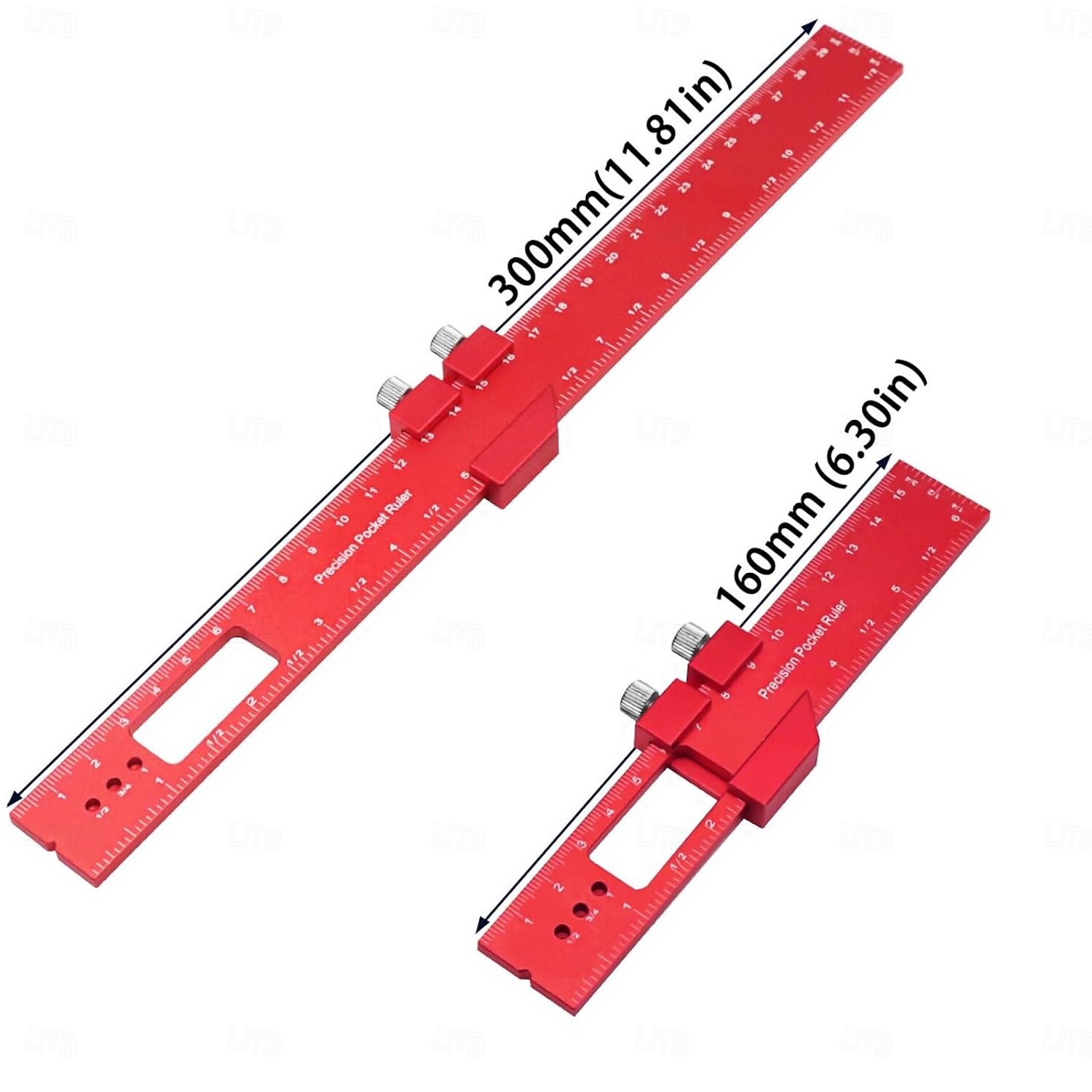 Высокоточная многофункциональная алюминиевая линейка для деревообработки, чертежей и разметки. 2026 - $14.99 –P7