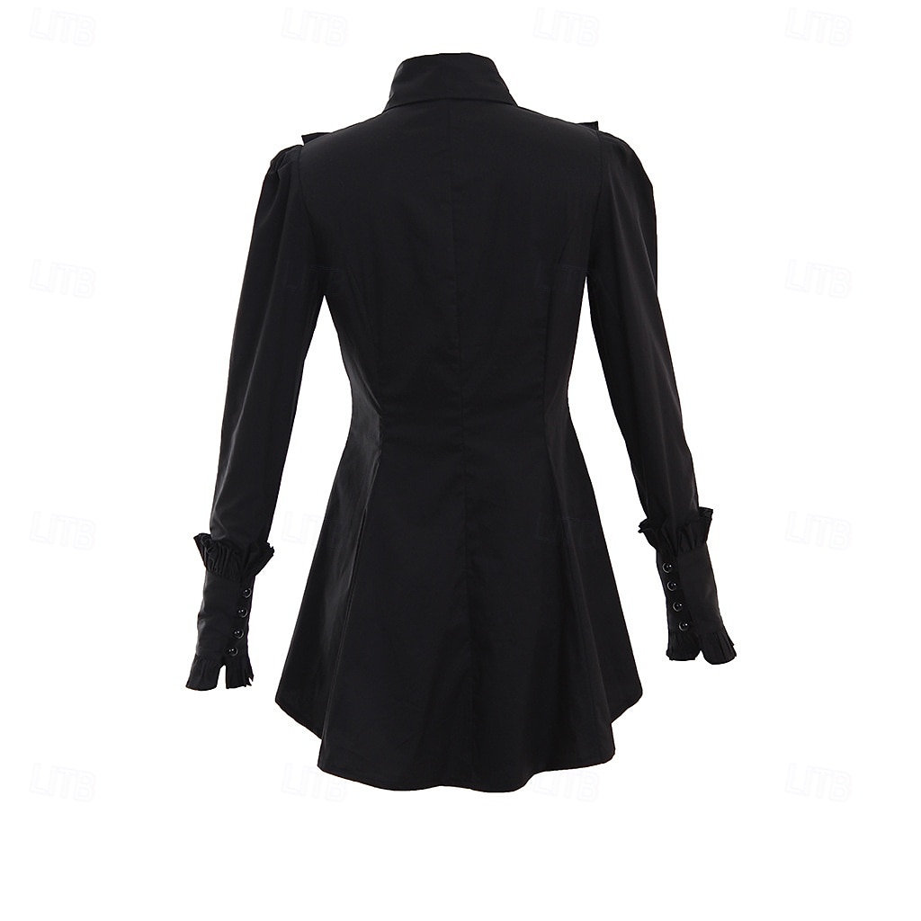 Gotico Vittoriano Medievale Blusa / Camicia Lunghe Principessa Gentildonna Nobildonna Costume Per donna Feste Fiera Rinascimentale LARP Adulti Blusa Primavera del 2026 a $69.99 –P7