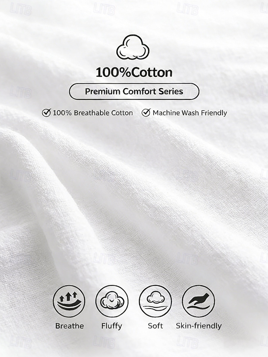 Mujer 100% Algodón Pantalones anchos Pantalones Harem Vacaciones Básico Confort Largo Cintura Media Color sólido Bolsillo Cintura elástica Cómodo Transpirable Rígido Diario Casual Gris Negro Blanco 2026 - $17.99 –P7