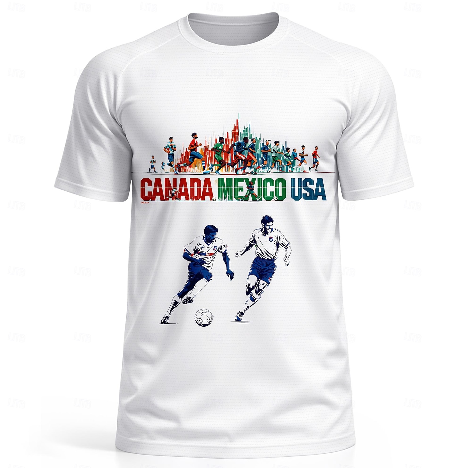 2026年 男性用 幾何学模様 レタード サッカーの夏 グローバルマッチ ランニングトップ ランニングＴシャツ 夏 半袖 UPF 50 速乾性 高通気性 ジム ランニング フィットネス ブラック ホワイト スポーツウェア アクティブウェア  コレクション – $18.99 –P2
