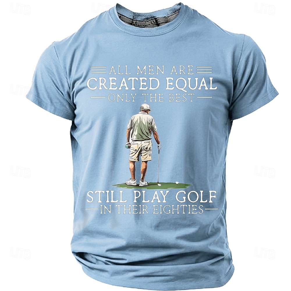 Herren Golf T Shirt Kurzarm T-Shirt 3D-Druck Rundhalsausschnitt Hemd Mode Täglich Täglich Straße Rote Dunkelgrün Sommer Frühling Bekleidung S M L XL XXL XXXL 2026 - $18.99 –P10