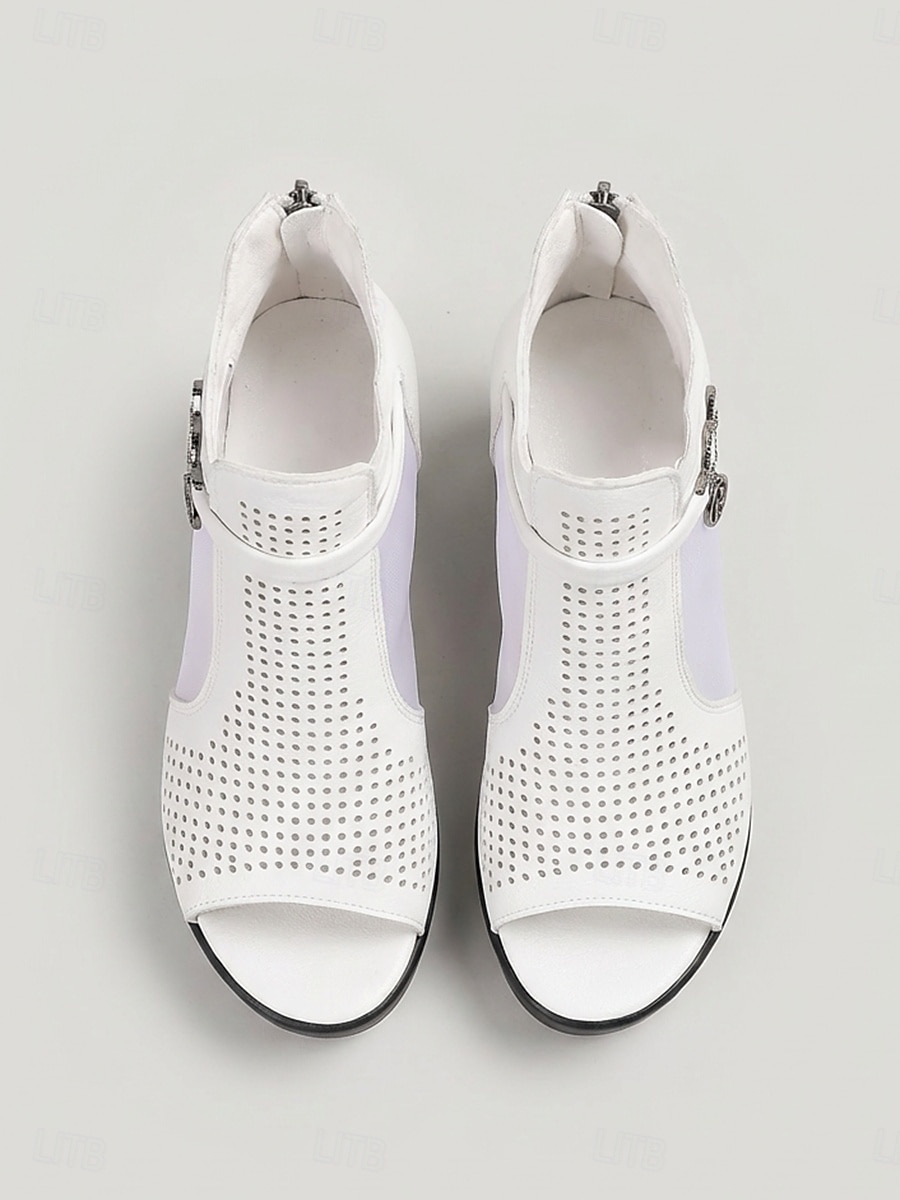 Women's Wedge Sandals – Breathable Ankle Sandals with Mesh Panels, Comfort Platform Shoes for Travel, Garden & Daily Wear 2026 - $42.99 –P5