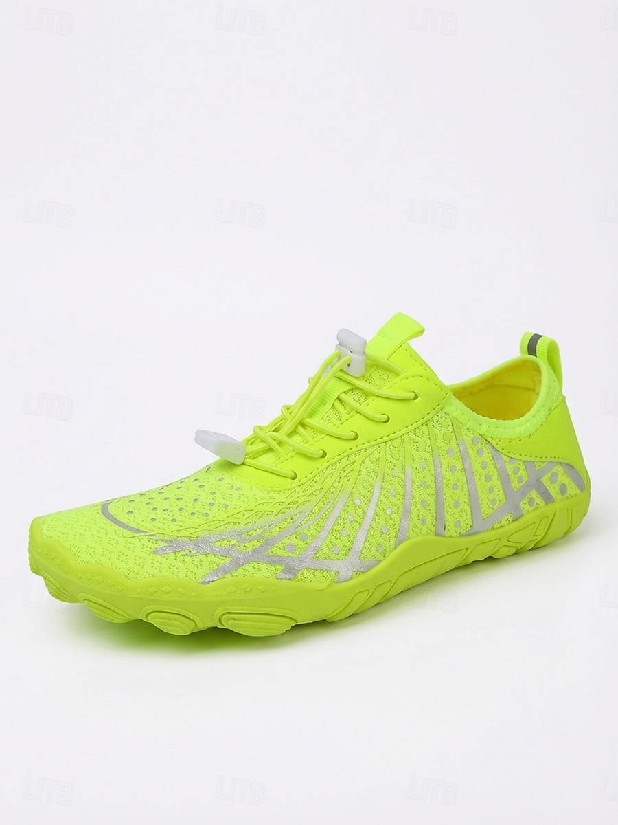 Neon groene, sneldrogende waterschoenen voor heren, ademende, lichtgewicht aquasneakers met antislipzool, ideaal voor wateractiviteiten, zwemmen, strandwandelingen, kajakken, kustreizen en buitensporten. 2026 - $34.99 –P5