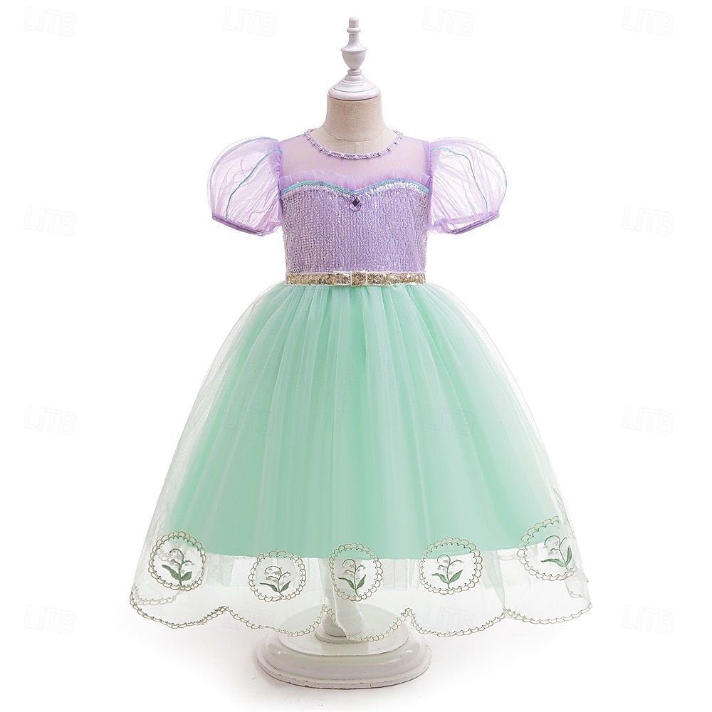 Syrena Księżniczka Sukienka Kostium Cosplay Stroje Film Moda Śłodkie Tutu for Dla dziewczynek Dzieci Halloween Bal maskowy Codzienny Impreza Święto 2026 - $44.99 –P5