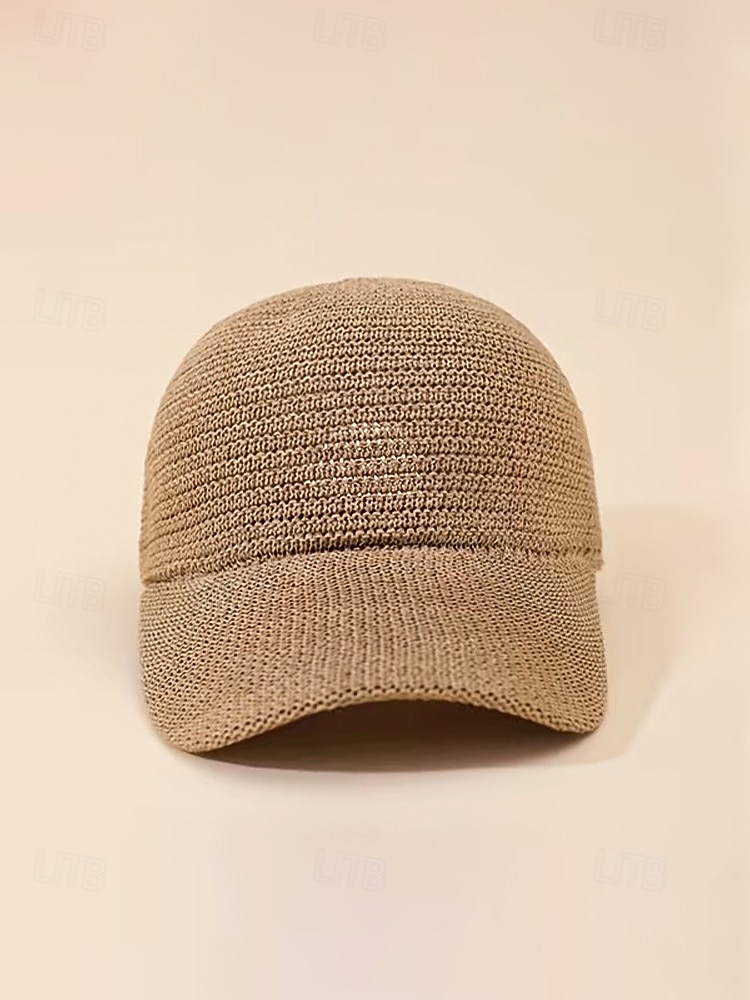 Chapéu feminino boêmio em poliéster trançado, diversas cores, leve e com proteção solar, ideal para férias na praia, lazer ao ar livre e uso casual diário. de 2026 por $11.99 –P6