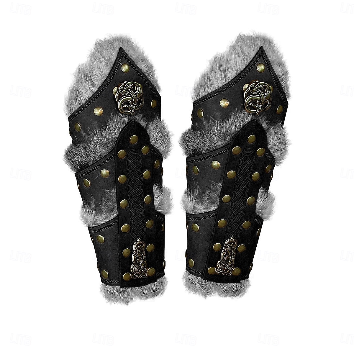Medieval Renaissance Armor Arm Guards Viking Barbarian Fancy Dress ...