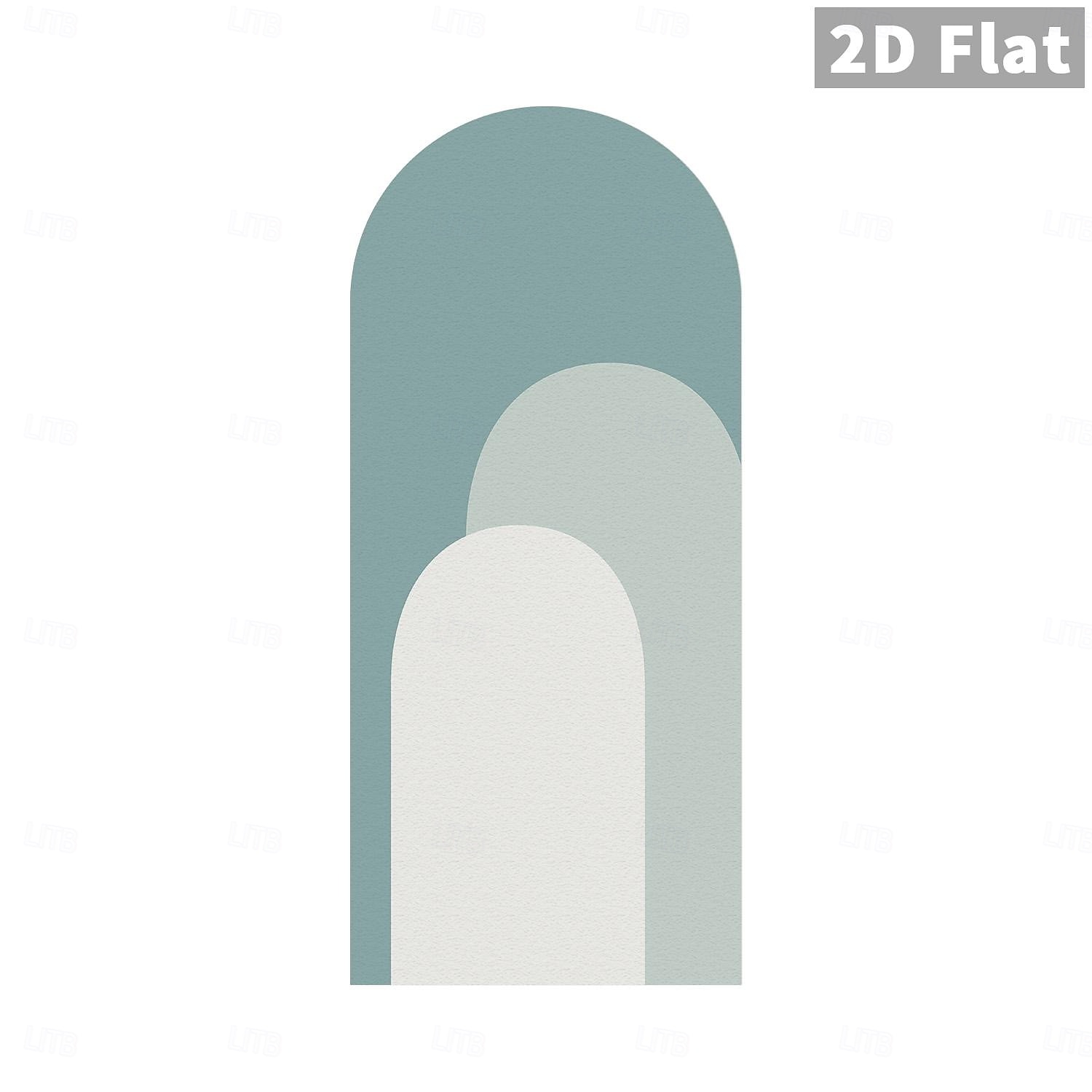 Peelable Wallpaper, Blue-Gray Geometric Pattern, Bohemian Self-Adhesive Wallpaper, Removable, Suitable for Tenant Use, Suitable for Bedroom, Bathroom, Cabinet, Vinyl Wallpaper Roll 2026 - $28.99 –P7
