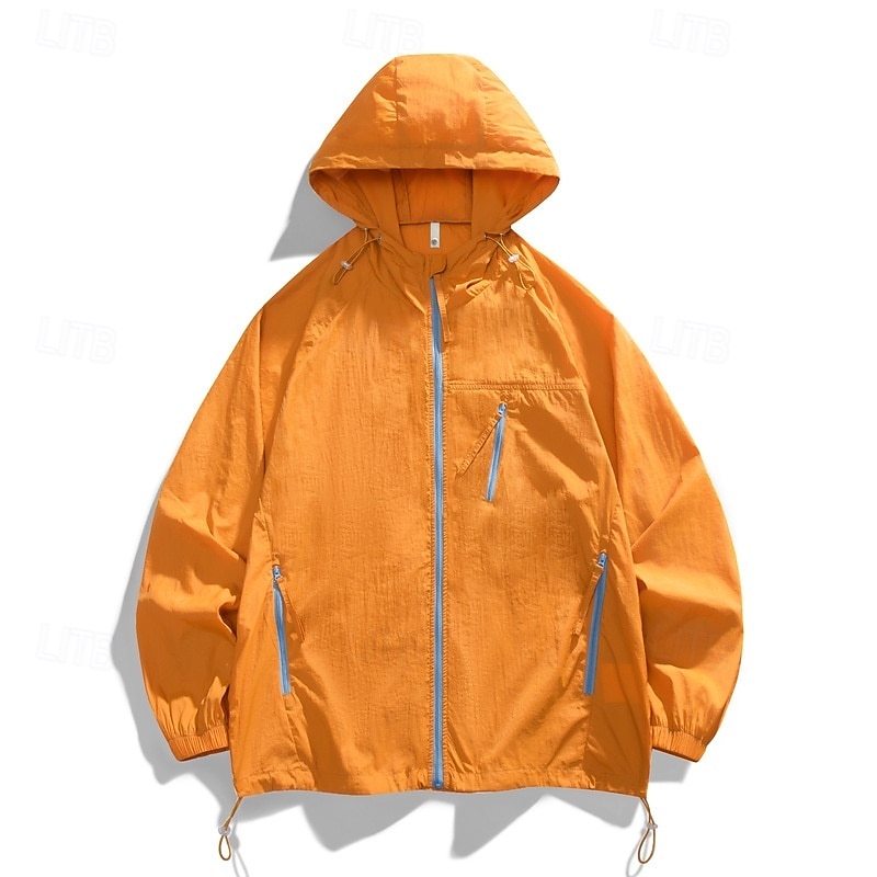 Mujer La chaqueta con capucha Chaqueta de piel de senderismo Chaqueta Cortavientos Verano Al aire libre Resistente al Viento Utra ligero (UL) Secado rápido Ligero Abrigos Chaqueta Pesca Escalada Playa 2026 - $24.99 –P2