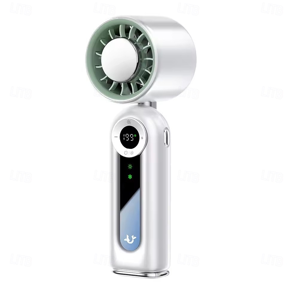 Cold Compress Handheld Fan, 100 Speeds Portable Personal Mini Fan with LED Display, Foldable USB Rechargeable Small Fan for Travel, Sports, Camping, High Velocity Personal Cooling 2026 - $38.99 –P7
