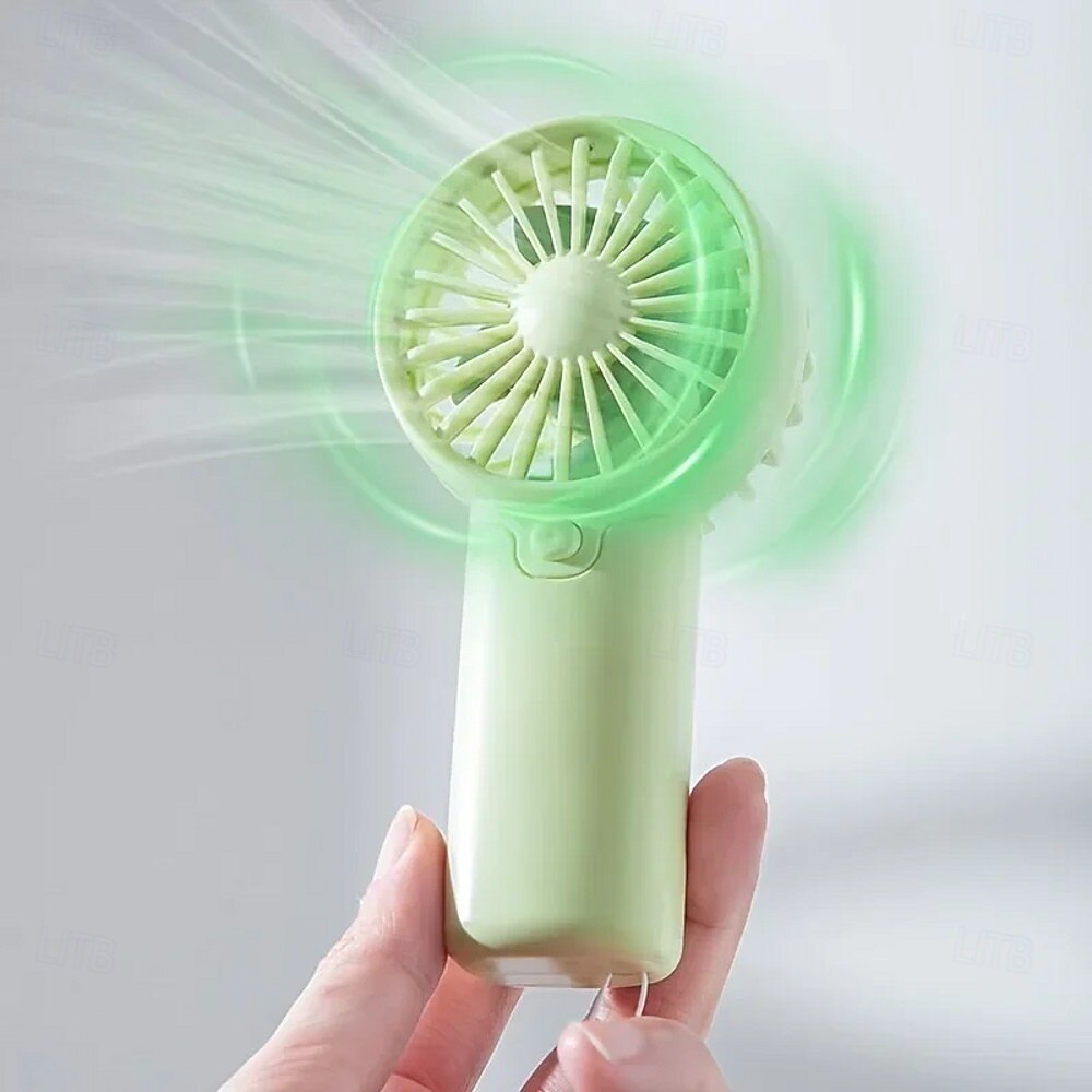 Cute Mini Fan Portable Handheld Fan Lightweight Handy Fan Pocket Size Low Noise Small Electric Fan Student Gift AA Battery Cooling Portable Hand Fan for Outdoor Home 2026 - $9.99 –P4