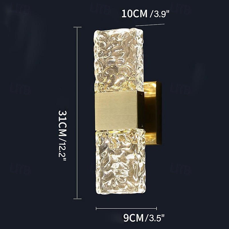 Gold Sconces Wall Lighting - Crystal Wall Sconces Modern Bathroom Vanity Light Fixtures Hardwire Modern LED Wall Mounted Sconces for Hallway Living Room 2026 - $146.59 –P6