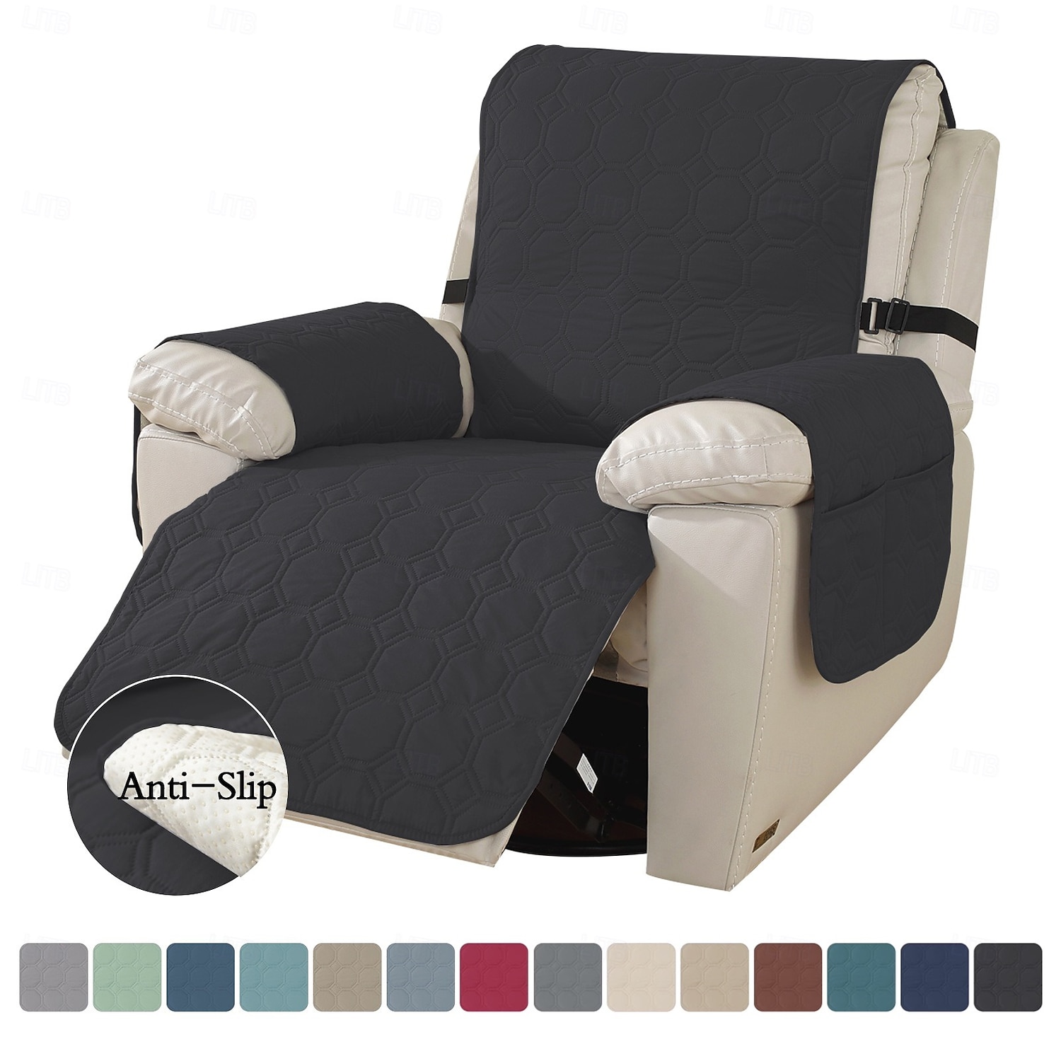 Husă de canapea impermeabilă, rabatabilă, matlasată, pentru animale de companie, din material textil, o singură bucată, acoperire completă, protector de canapea, antiderapant, antipete, protector de mobilier, utilizare în toate anotimpurile, pentru câini  2026 - $37.99 –P10