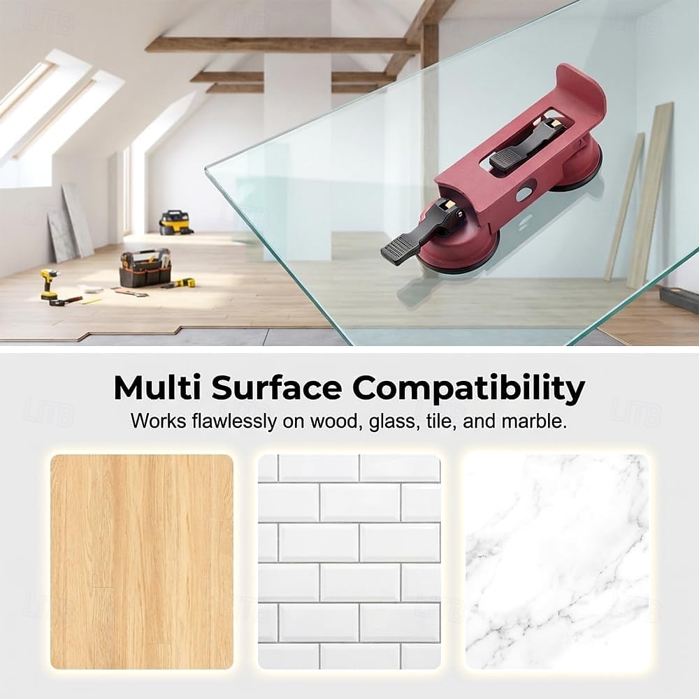 Floor Suction Cup Tool, Adjustable Height Floor Gap Fixer Tool, Carbon Steel Floor Suction Cup Tool With Rubber Pad, Heavy-Duty Laminate Flooring Tools For Wood And Vinyl Planks For Home DIY 2026 - $22.99 –P8