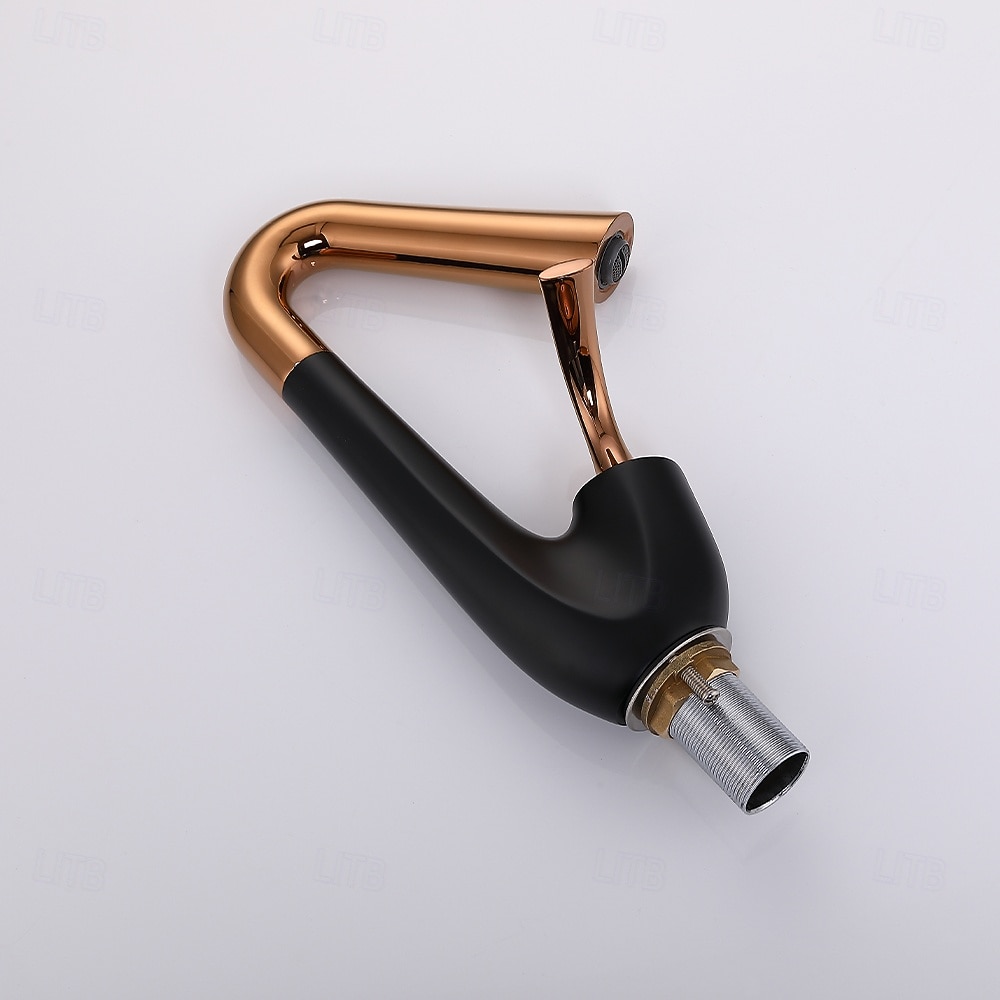 2026年 シンプルでエレガントな真鍮製洗面器用蛇口 – 温水・冷水対応、飛沫防止、回転式シンク蛇口。洗面器、カウンター下、洗面台キャビネットに使用可能。  コレクション – $239.39 –P3