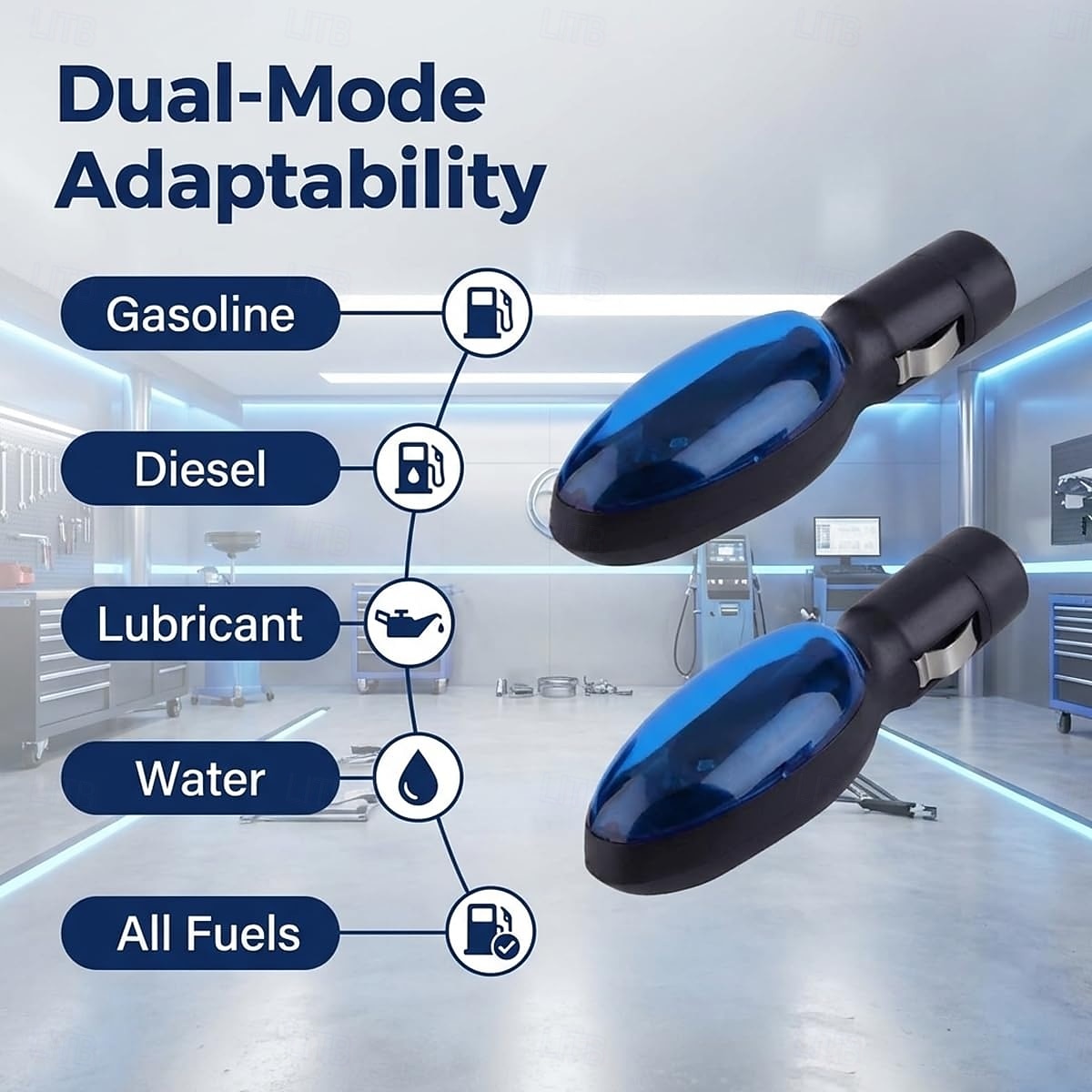 2 Pack Car Fuel Saver, Plug and Play Fuel Saving Device for 12V Vehicles, Powerful Automotive Fuel Economizer, 92mm Compact Gas Saver with Real-time Feedback, Sapphire PC Shell, Blue 2026 - $17.99 –P3