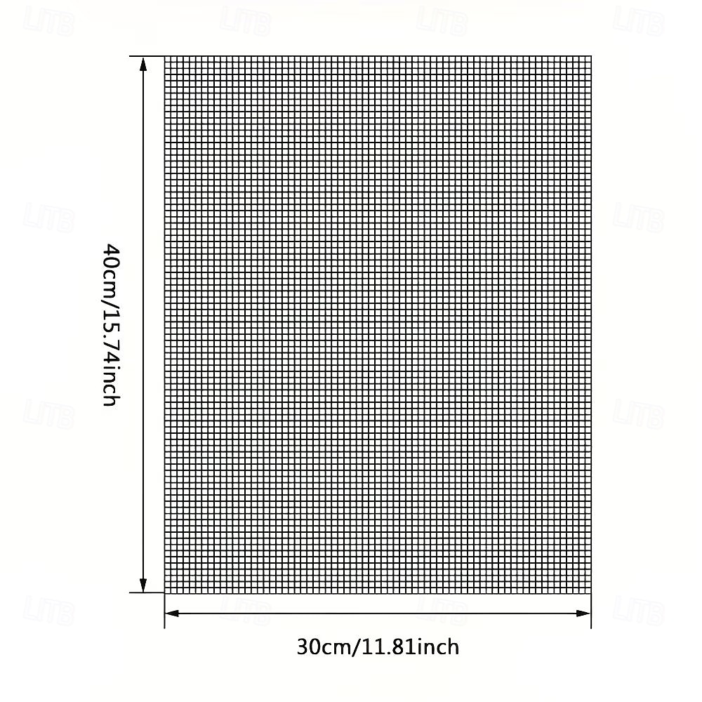 قطعتان أو أربع قطع من حصائر الشواء الشبكية غير اللاصقة، حصائر شواء قابلة لإعادة الاستخدام، مناسبة للشواء في الهواء الطلق، متوافقة مع شوايات الغاز والفحم والكهرباء، لطهي اللحوم والأسماك وشرائح اللحم 2026 - $15.99 –P3