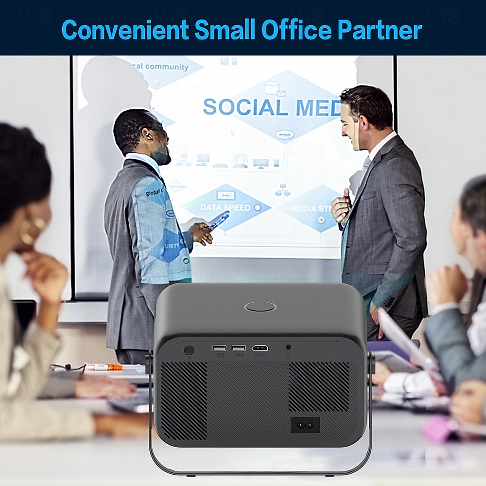 Android 11.0 Mini Projector with WiFi and Bluetooth, Support 4K Video Decoding, H713 Quad Core Processor, 5G Dual WiFi Portable Projector, HDR10+ Home Theater Movie Projector for Outdoor 2026 - $201.99 –P3