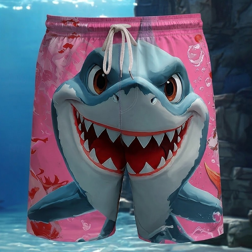 Per uomo Squalo Divertente animali dei cartoni animati Costumi da bagno Costumi da bagno Pantaloncini da bagno Pantaloncini da Surf Misura del girovita medio Hawaiano Vacanza al Mare Tasche Laterali del 2026 a $20.99 –P3
