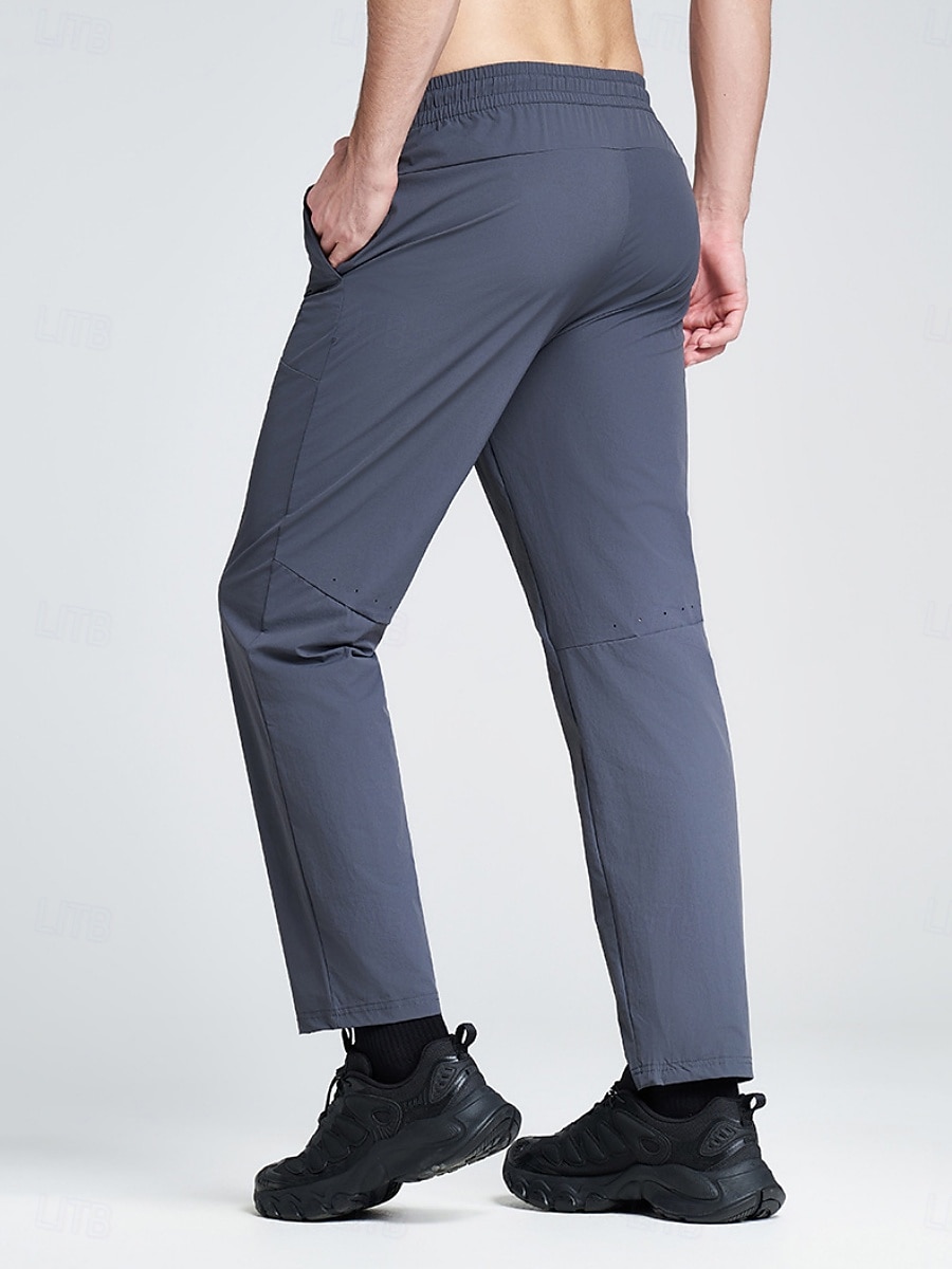 Homens Calças de Corrida Calças esportivas Calças casuais Com Cordão Bolsos Calças Casual Diário Ao ar livre Verão Primavera Outono Pavio Humido Respirável Treino de Ginástica Treinamento Esportivo de 2026 por $26.99 –P12