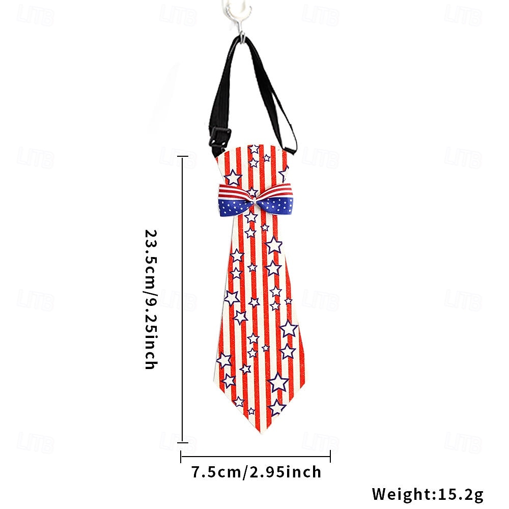 Krawatte mit amerikanischer Flagge für Jungen und Mädchen, patriotisch, vorgebunden, für Kinder, zum 4. Juli, Unabhängigkeitstag, Schuluniform, Party, Parade, Kostümaccessoire, 250. Jahrestag der USA 2026 - $9.49 –P6