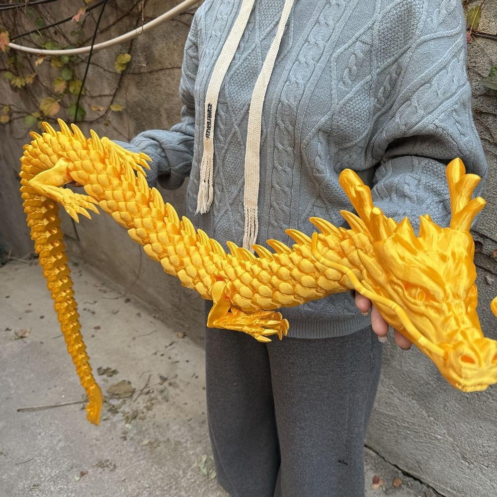 150 cm/59 tommer 3D-printet drage, ekstra stor 3D-drage, dyredukke, skrivebordspynt til hjemmet, fidget-leke, perfekt til jul- og halloween-dekor, høytidsfeiringer, ideelle gaver til kontoret, 2026 - $74.99 –P5
