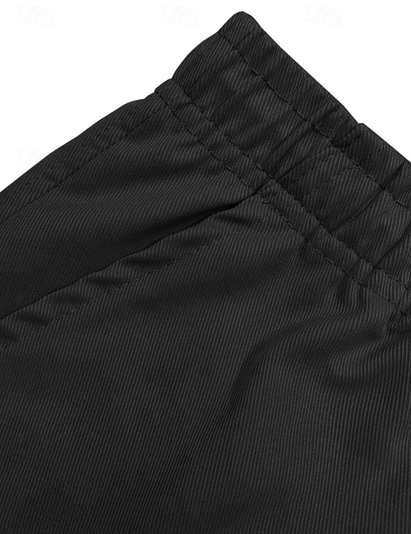 Men's Tactical Cargo Cargo Shorts Shorts Casual Shorts Drawstring Pocket Elastic Waist Plain Comfort Breathable Knee Length Casual Daily Outdoor Vacation Fashion Blue Black Micro-elastic 2026 - $24.99 –P10