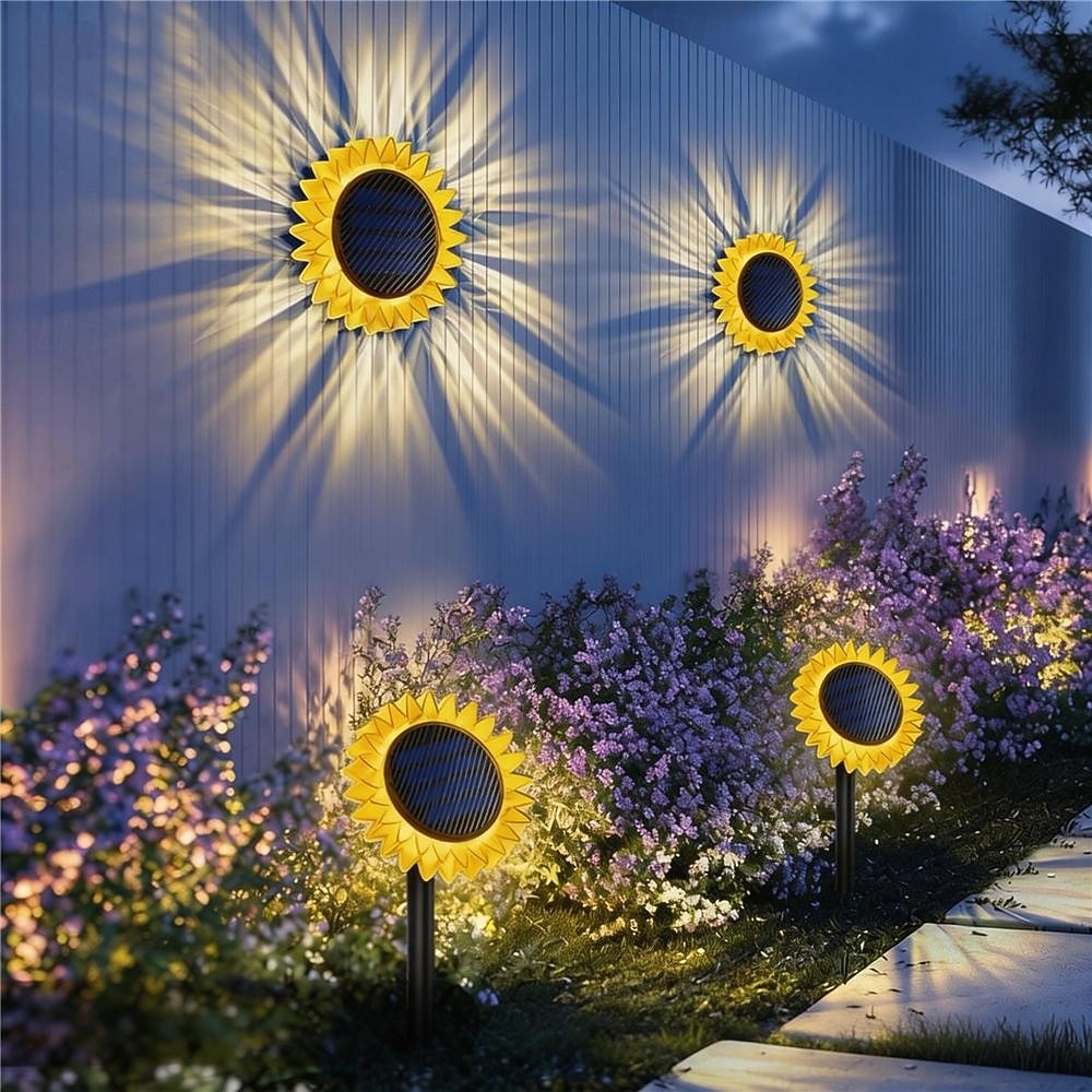 1 Stück 3 W LED-Solarleuchten Wegbeleuchtung & Laternen Skulptur- & Landschaftsbeleuchtung Solarbetrieben Niedlich Kreativ Warmweiß 3.2 V Außenbeleuchtung Hof Garten 1 LED-Perlen 2026