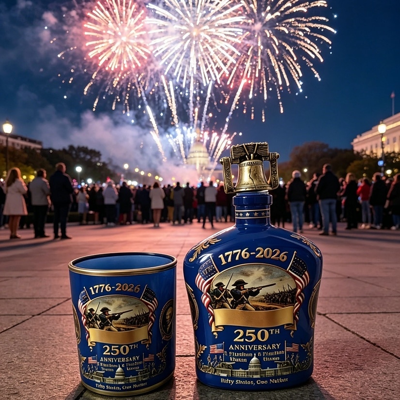 Conjunto de 2 copos de uísque ovais comemorativos do 250º aniversário, reutilizáveis e versáteis, perfeitos para celebrações como o 4 de julho, ideais para presentear idosos, amigos e entes queridos. de 2026 por $35.99 –P2