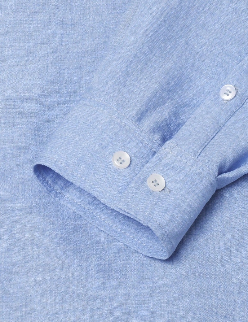 Men's Shirt Dress Shirt Button Down Shirt Solid Color Outdoor Business Blue Long Sleeve Button Down Collar Summer Spring Clothing Apparel Buttons 2026 - $26.99 –P7