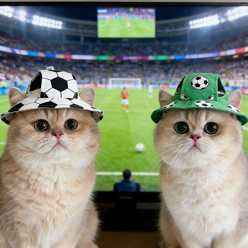 шапка для питомца с футбольным рисунком 2026 - $15.99 –P1