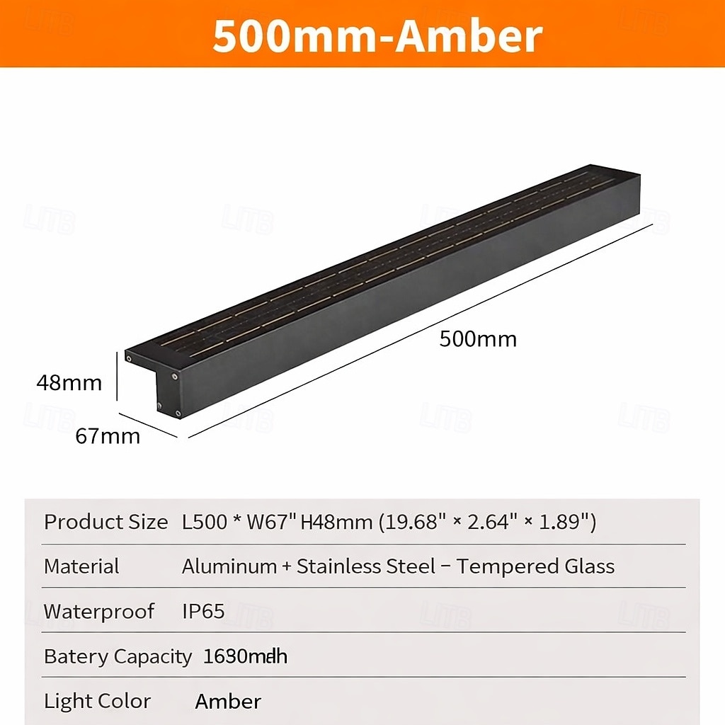 Solar Wall Lights Outdoor Waterproof, LED Wall Lighting Long IP65 Waterproof Wall Lamps for Porch Patio Front Door Entryway 2026 - E£5221.76 –P3