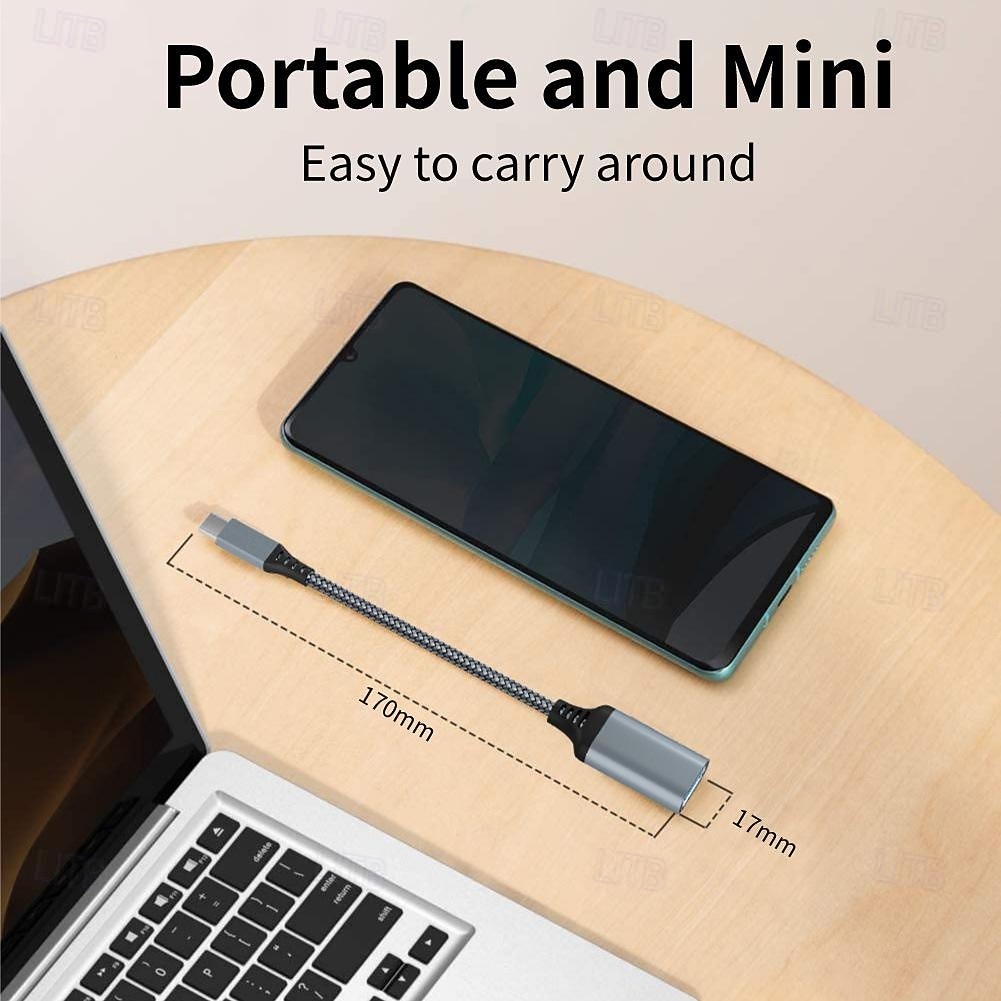 2 Pack USB C to USB 3.0 Adapter OTG Cable, 5Gbps Super Speed Type-C Male to USB-A Female Braided Converter Compatible with MacBook Pro, iPad Pro, Samsung Galaxy S26 S25 Pro Max, Flash Drive, Keyboard 2026 - $16.99 –P8