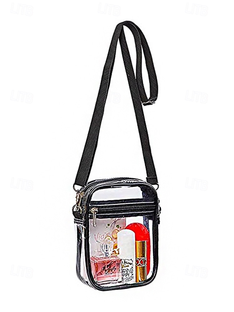 Women's Clear PVC Crossbody Bag, Large and Small Size Transparent Shoulder Bags with Adjustable Straps, Stylish Multi-Color Bags for Beach Vacation, Travel and Casual Daily Use 2026 - $11.99 –P8