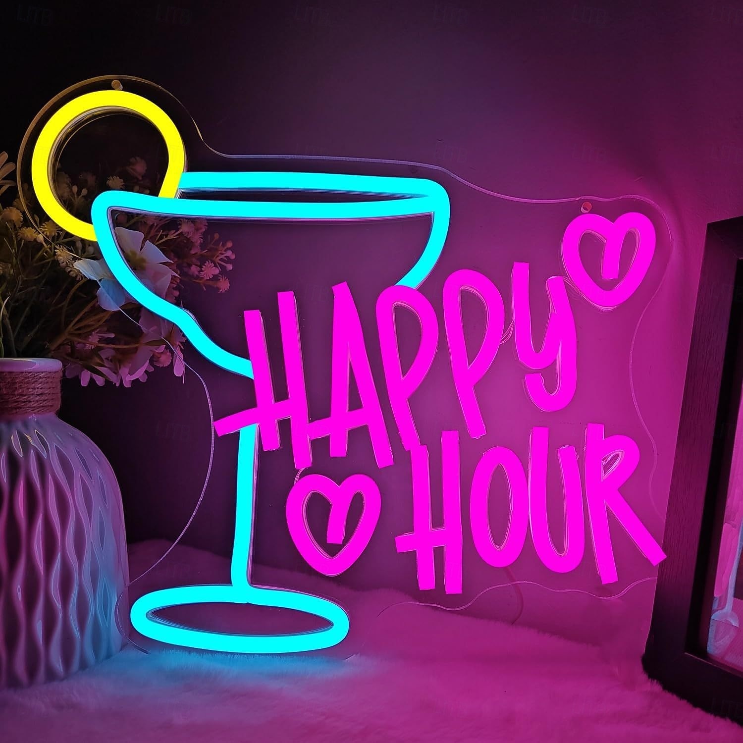 Neonový LED nápis pro koktejlový bar, nastavitelný jas napájený přes USB, svítící párty světlo pro vnitřní bary, restaurace, hospody, salónky, domácí bary, noční kluby, jídelny, párty a ambientní 2026 - $35.99 –P13