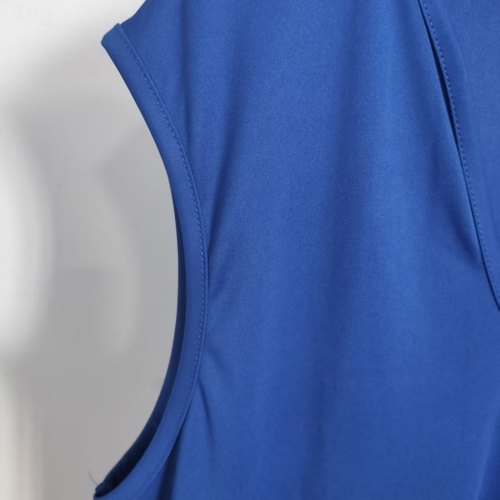 Herr Linne Väst Undertröjor Ärmlös tröja Ärmlös V-hals Sommar Vår Slät Mode Sportig Klassisk Slät Gym Gata Sport Vin Topp t-shirt för män 2026 - $13.49 –P20