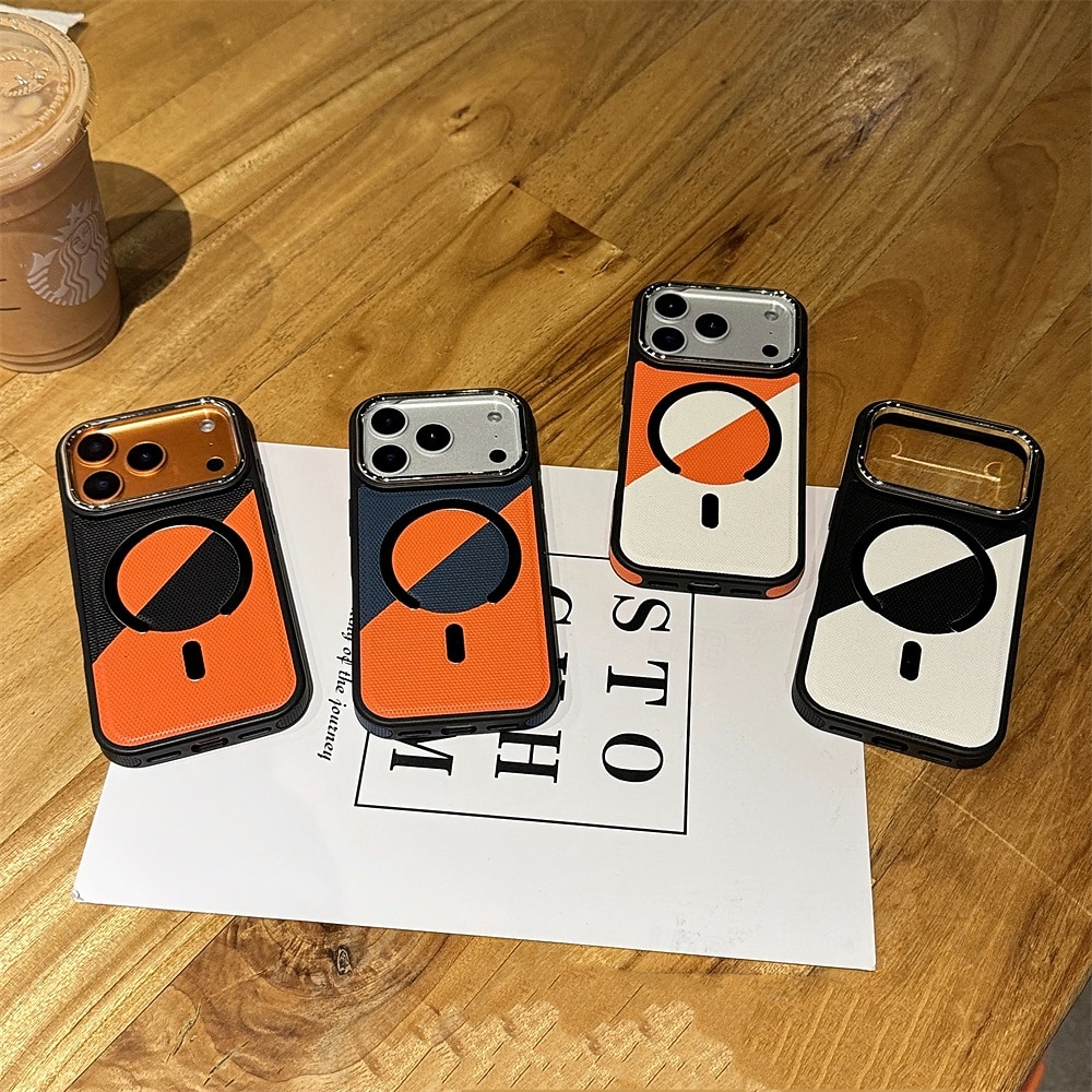 telefon Carcasă Pro iPhone 17 Pro Max 16 15 14 Pro Max 13 Pro Max Zadní kryt Magnetické Nárazuvzdorné PU kůže 2026 - $14.99 –P2