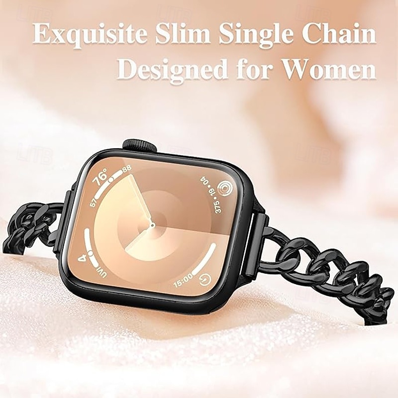 Modern Buckle Compatible with Apple Watch band 38mm 40mm 41mm 42mm 44mm 45mm 46mm 49mm Metal Clasp Adjustable Alloy Strap Replacement Wristband for iwatch Ultra 3 2 Series 11 10 9 8 7 SE 6 5 4 3 2 1 2026 - $13.99 –P4