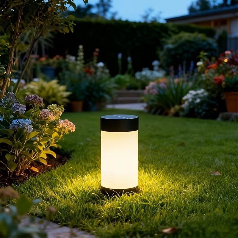 4er-Set Solar-Gartenleuchten, wasserdichte Gartenwegleuchten, dekorative Solar-Bodenleuchten zum Einstecken, für den Außenbereich 2026 - $39.99 –P6