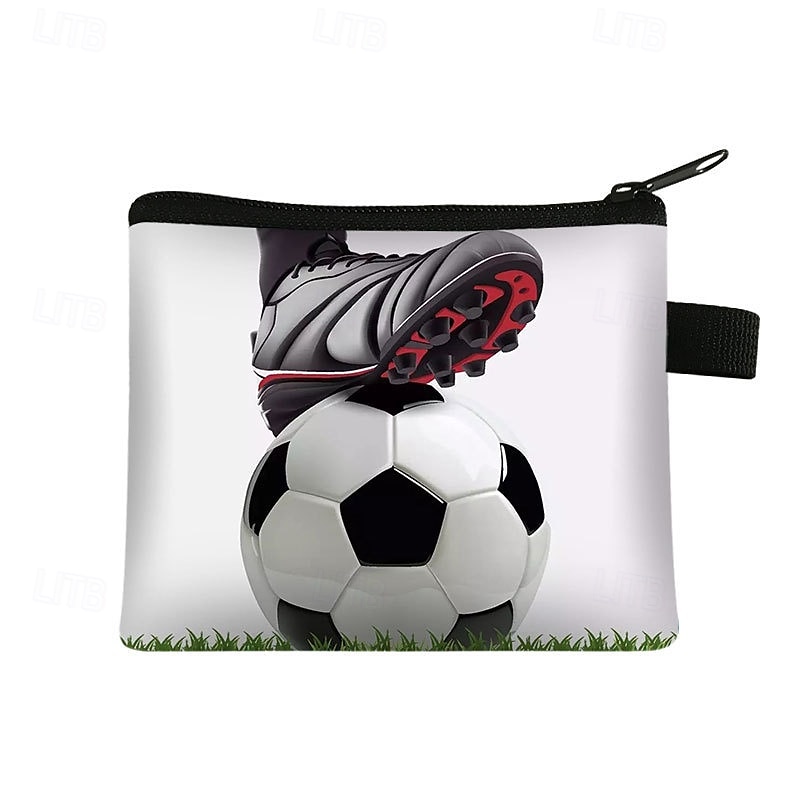 Paquete de 9 monederos de fútbol para niños, mini estuches con cremallera para llaves, monedas y auriculares, ideales para rellenar bolsas de regalos para fiestas temáticas deportivas y como obsequio 2026 - $22.99 –P10