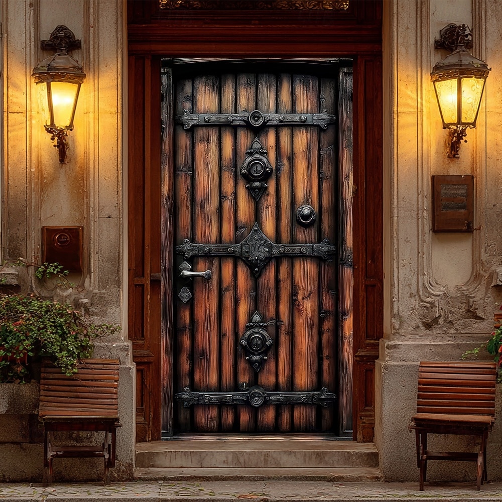 Carteles Cubierta de la puerta pancartas al aire libre Gótico vintage Estilo lindo 3D Fiesta Residencia universitaria Habitación de adolescentes Dormitorio de fraternidad de Guys Man Cave Fondos de 2026 - $17.99 –P5