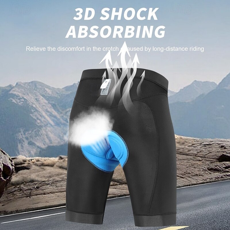 Per uomo Tinta unica Pantaloncini intimi da ciclismo Biancheria intima da ciclismo Pantaloncini imbottiti da ciclismo Bicicletta Pantaloncini intimi Pantaloni Vestibilità aderente Gli sport del 2026 a $28.99 –P6