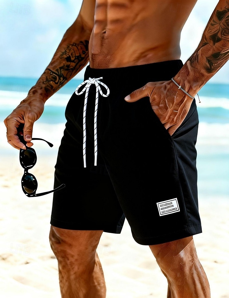 Per uomo Shorts sportivi Shorts Pantaloncini Estivi Shorts da Spiaggia Pantaloncini casual Tasca Elastico in vita Semplice Comodità Traspirante Lunghezza al ginocchio All'aperto Spiaggia Vacanza del 2026 a $21.99 –P10