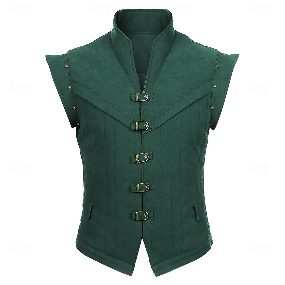 Medievale Rinascimento Gilet Elfo Ranger Costume Per uomo Fantasia Halloween Carnevale Mascherata Fiera Rinascimentale LARP Adulti Gilet Primavera & Estate del 2026 a $48.99 –P1