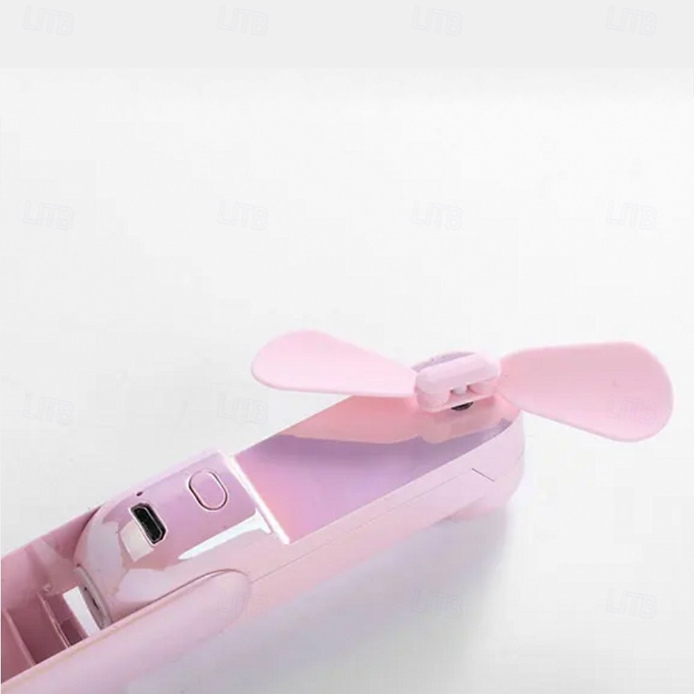 Mini ventilateur mignon et pliable, portable, à utiliser au lit, au bureau ou sur une table. Rechargeable par USB. Porte-clés inclus. de 2026 ? $22.99 –P12