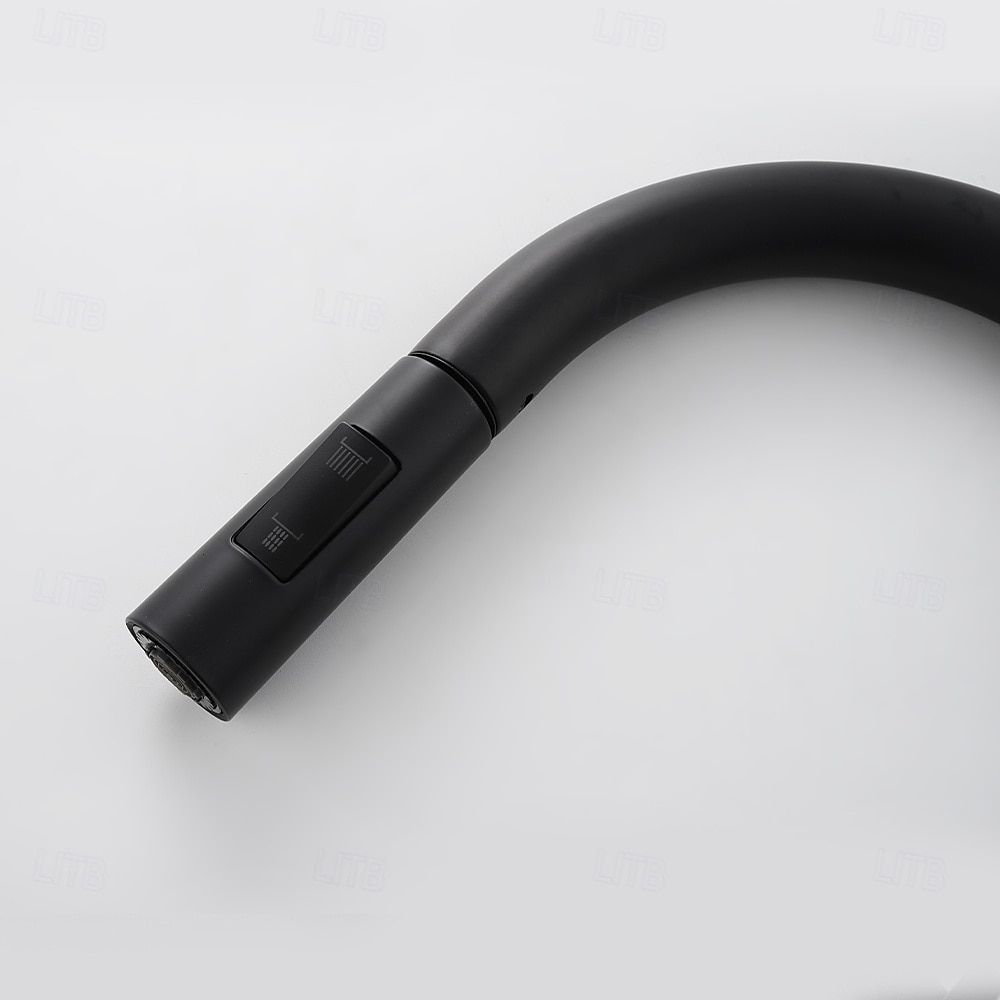 Кухонный смеситель с выдвижным распылителем, однорычажный смеситель с высоким изливом для мойки, прочная латунная конструкция, двухфункциональная распылительная головка, простая установка. 2026 - $216.99 –P13