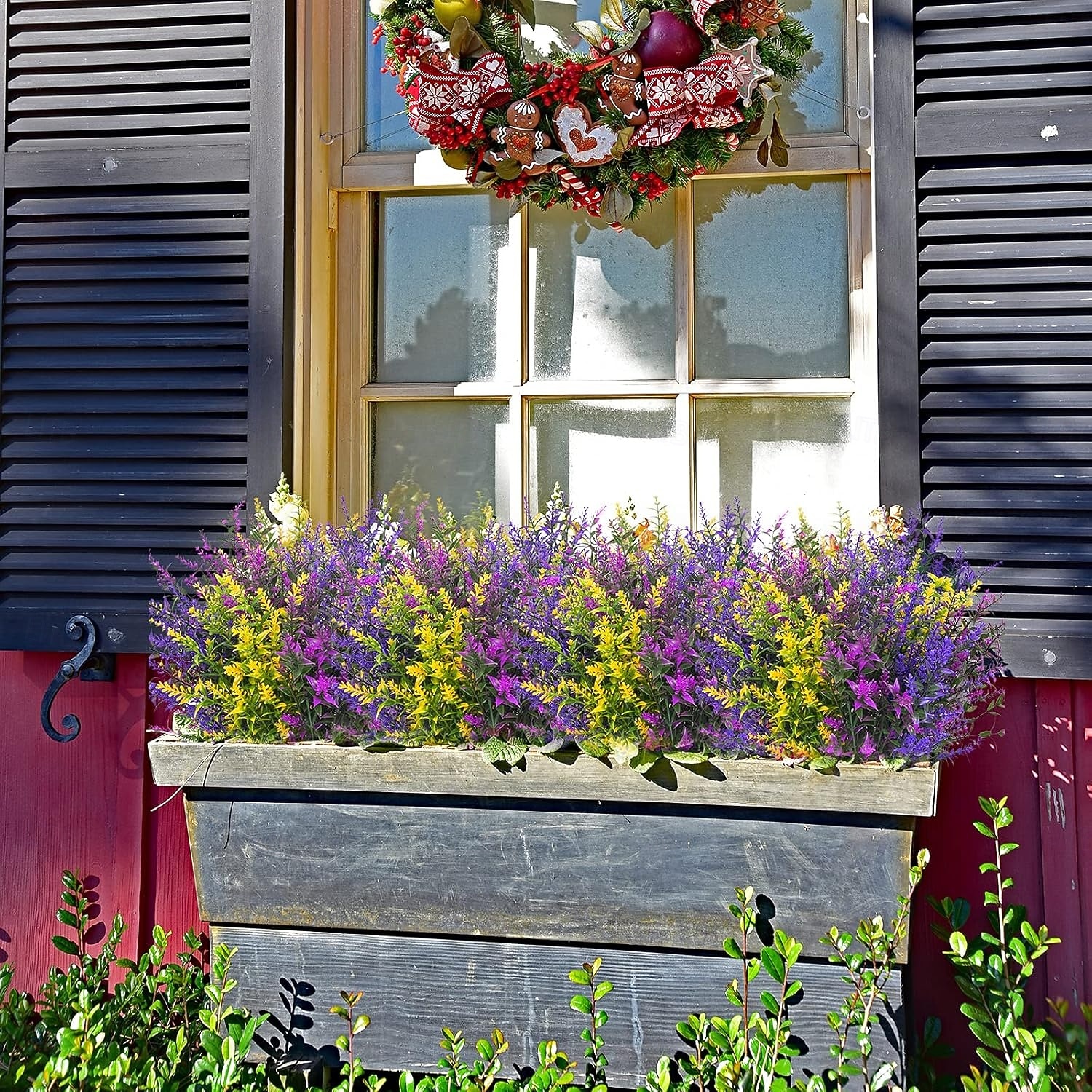 9 Bundles Artificial Lavender Flowers Outdoor UV Resistant Fake Plastic Flowers Faux Plastic Shrubs for Indoor Outdoor Window Home Garden Decoration 2026 - $13.49 –P5