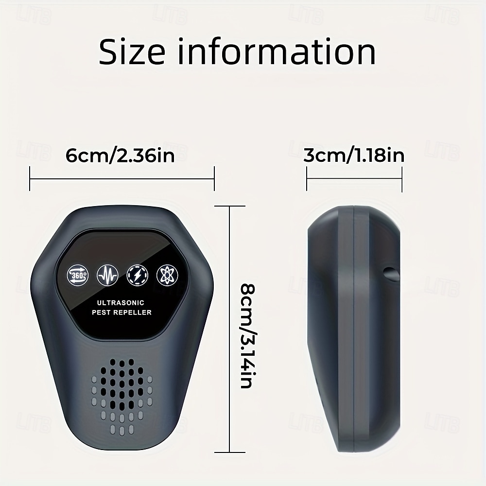 Ultrasonic Pest Repeller Plug-in, Electronic Indoor Pest Control for Mice, Rats, Insects, Roaches, Spiders, Ants, Mosquitoes, Intelligent 360° Pest Reject, Quiet & Safe for Kids and Pets 2026 - $19.99 –P9